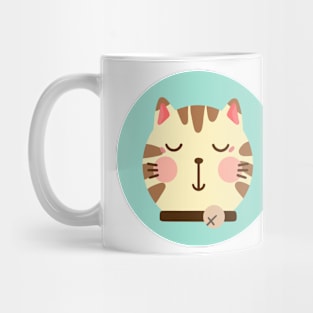 cute drawn kitty cat design 9 Mug